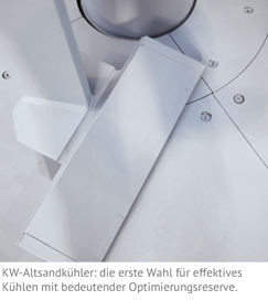 KW-Altsandkühler: die erste Wahl für effektives Kühlen mit bedeutender Optimirungsreserve.